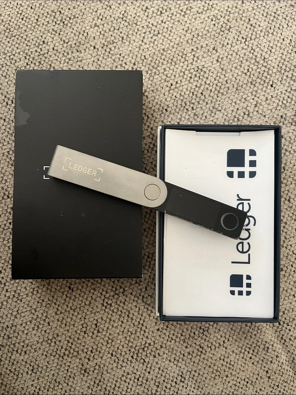 Never used Ledger Nano X Wallet - Black